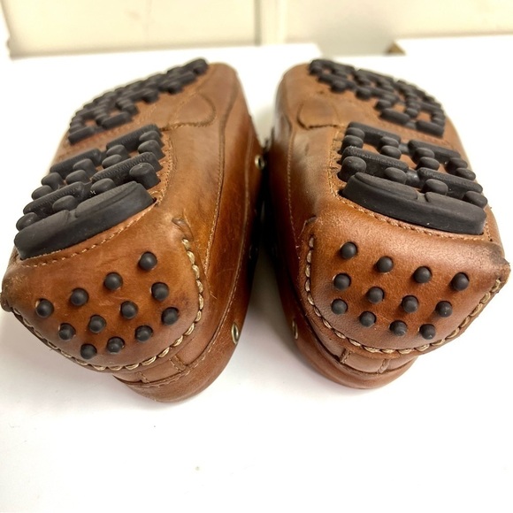 COLE HAAN Genuine brown leather driving loafers men’s comfort shoes size 9.5 main image 10